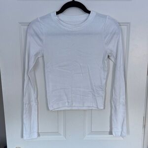 Hollister White Long Sleeve Top